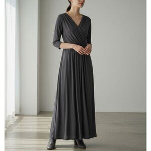Boden Midi Dress With 3/4 Sleeves & Side Zip Closure Y2K Size 4R